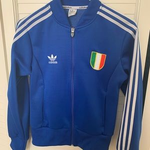 Adidas Italia blue jacket